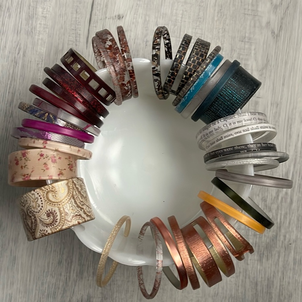 Eco bracelets- Color by Amber - selling as a set
